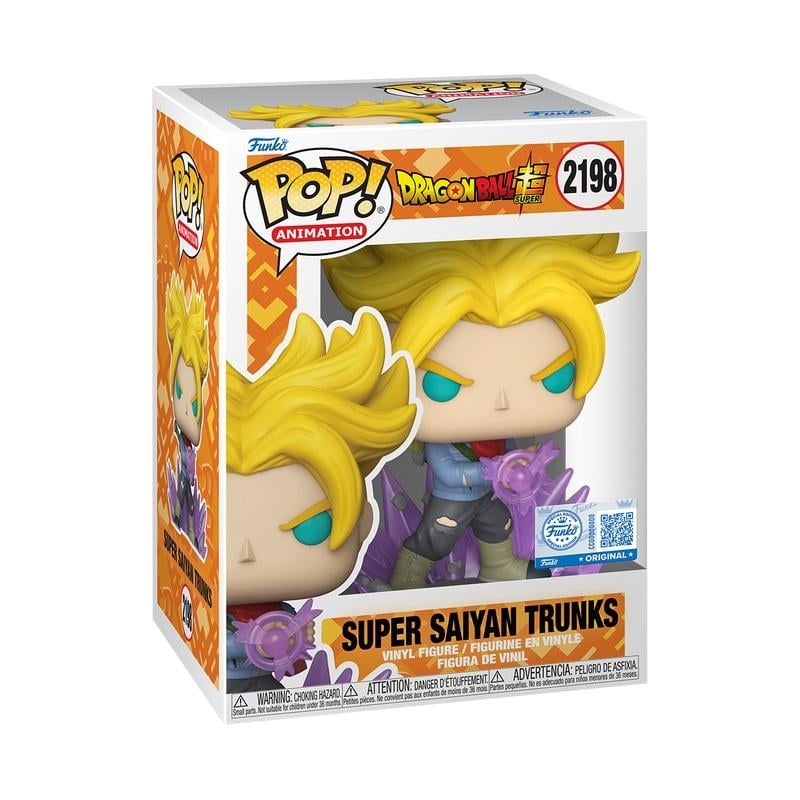 Funko Pop! Dragon Ball Super - Super Saiyan Trunks Vinyl Figure - Image 2