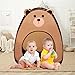 Lucky castle Kids Play Tent Lucky Castle Pop Up Tent for Kid Cute Tent for Boys and Girls Indoor Outdoor Play Tent with Storage Bag Perfect Kids GiftBrown Bear - Image 3