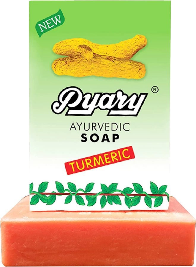 Pyary صابون الكركم الأيورفيدي (75 جرام) عبوة من 6 - Image 1