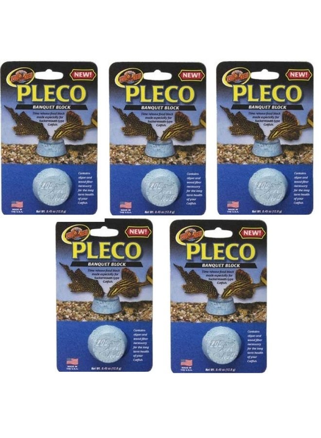 زوو ميد (عبوة من 5 قطع) مكعبات حفلات Pleco من Zoo Med Laboratories