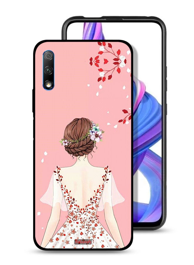Tolwak Honor 9X (China) Protective Case Cover Standing Girl Art - Image 1