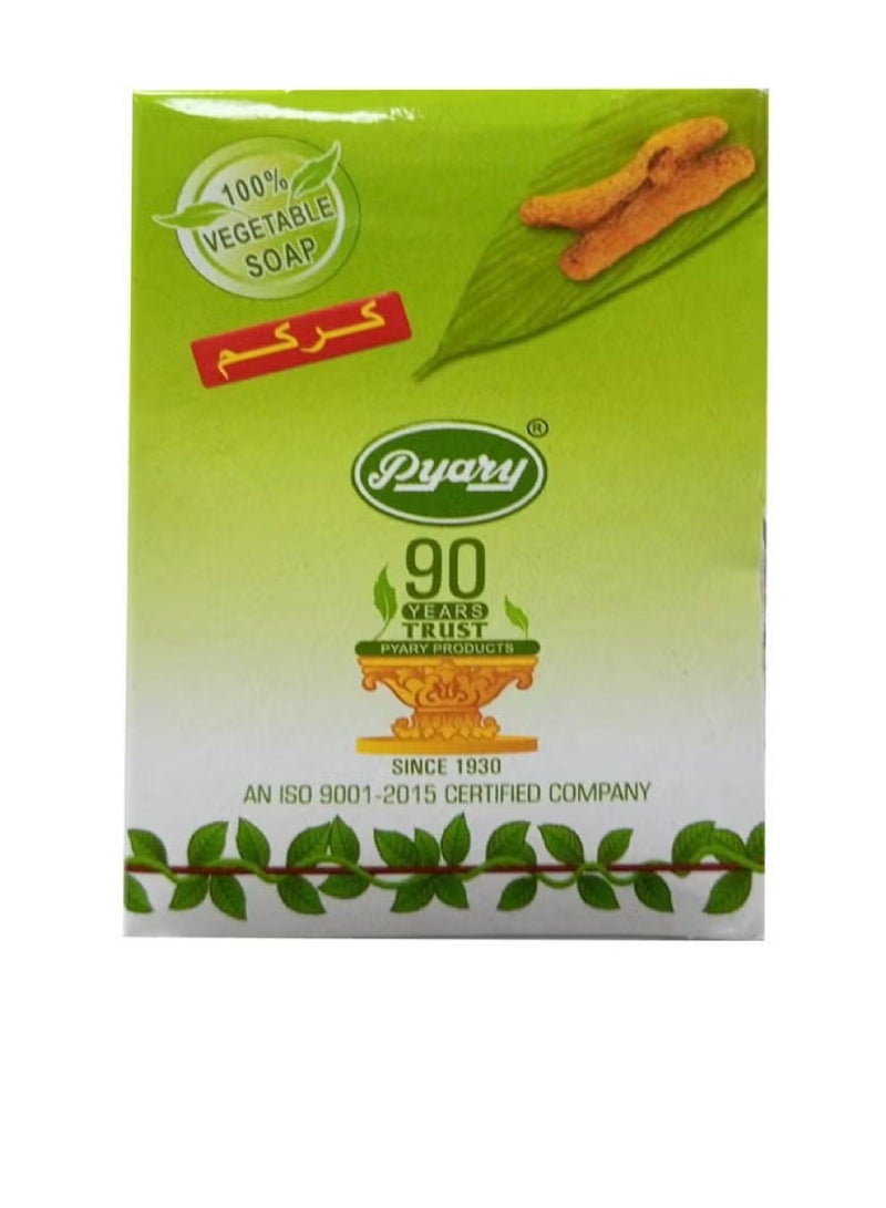 بياري ثلاثة قطع من صابون كركم عشبي لتفتيح البشرة - Image 3