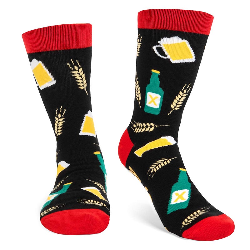 Lavley If You Can Read This Bring Me Beer Socks â€“ Comical Pair for Adults, US Size 6-12 â€“ Perfect for Beer Fans and Brewers - Image 4