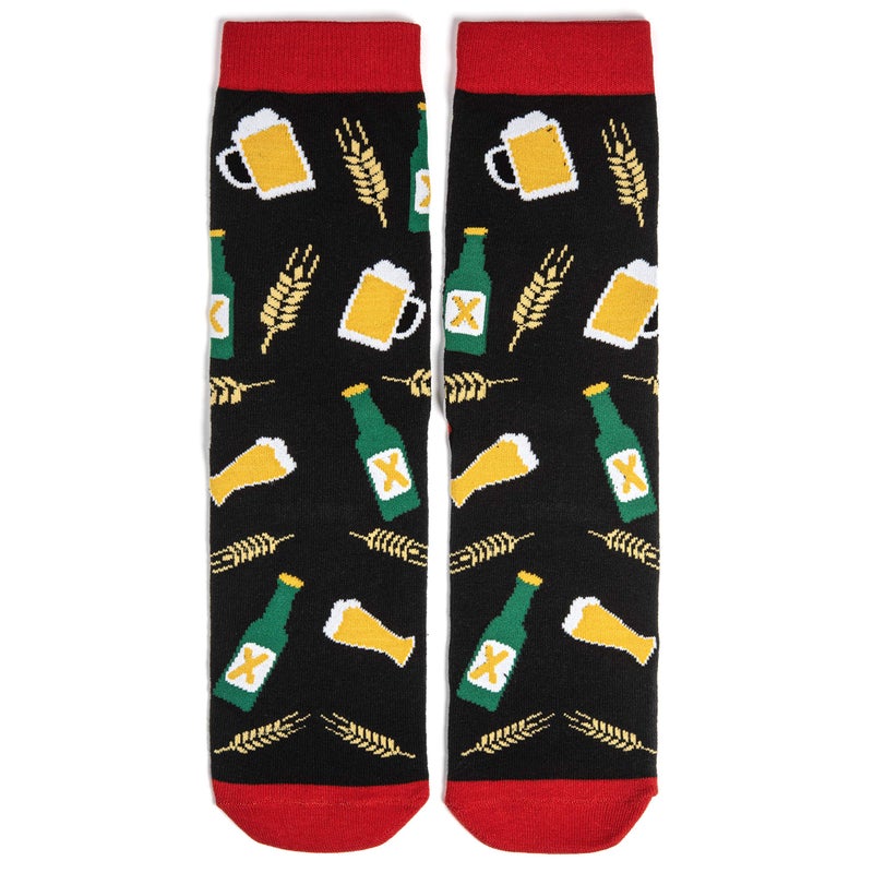 Lavley If You Can Read This Bring Me Beer Socks â€“ Comical Pair for Adults, US Size 6-12 â€“ Perfect for Beer Fans and Brewers - Image 3