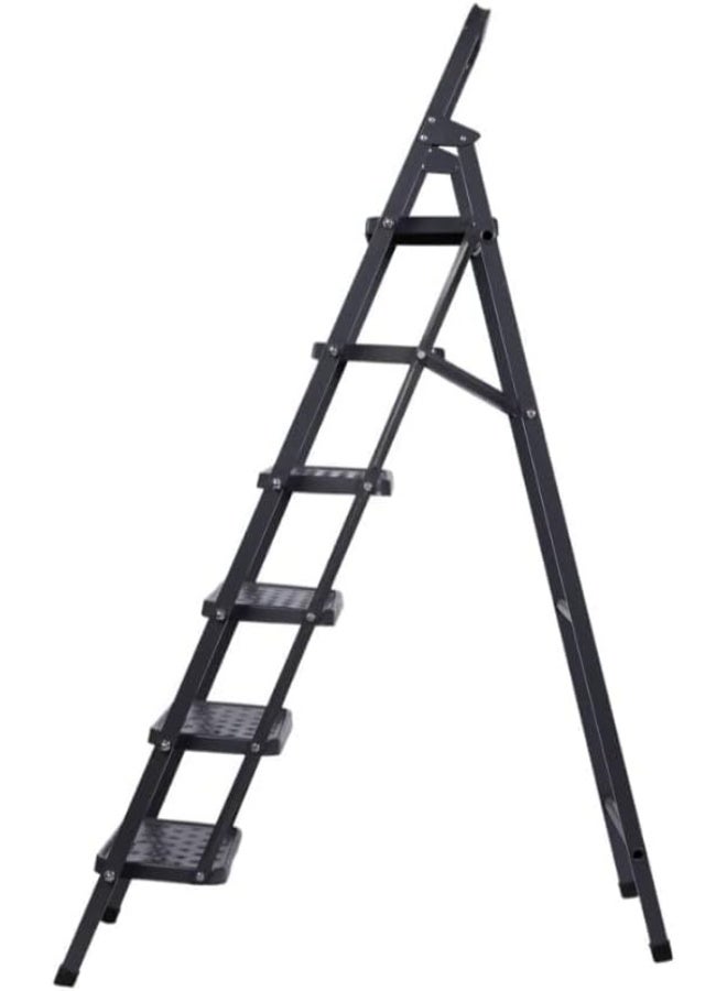 6-Step Multipurpose Aluminum Ladder – Lightweight & Foldable for Home and Office Use - Image 1