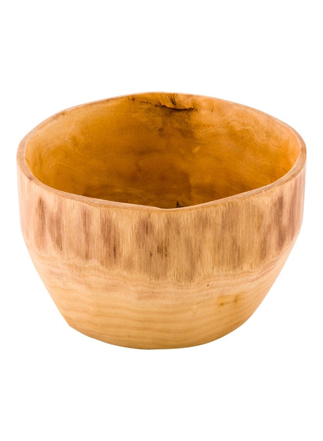 Restaurantware Nature Tek 9.75 Inch Rustic Serving Bowl, 1 Handmade Decorative Salad Bowl - Shatter-Proof, Scratch-Resistant, Natural Wood Rustic Bowl, Sustainable, For Fruit And Appetizers - Image 1