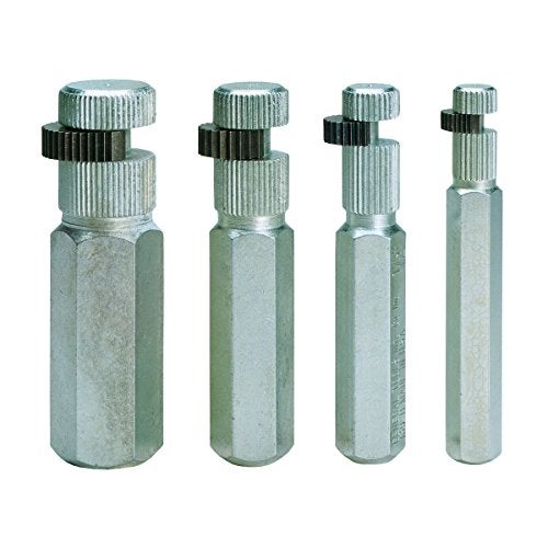 General Tools 139/4 – Internal Pipe Wrench Set (4-Piece) | Steel Construction, Extract Broken Pipes (3/8" to 1") - Image 1