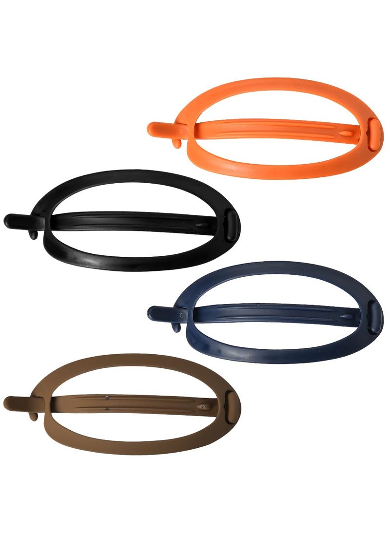 Xiyantiji - French Hair Barrette Clips Large Hair Clips for French Twist Clip for Bun Ponytail Holder Closure Hair Slide No Slip Grip Hairpins Matte Hair Claw Clips Accessories for Women Girls - Image 1