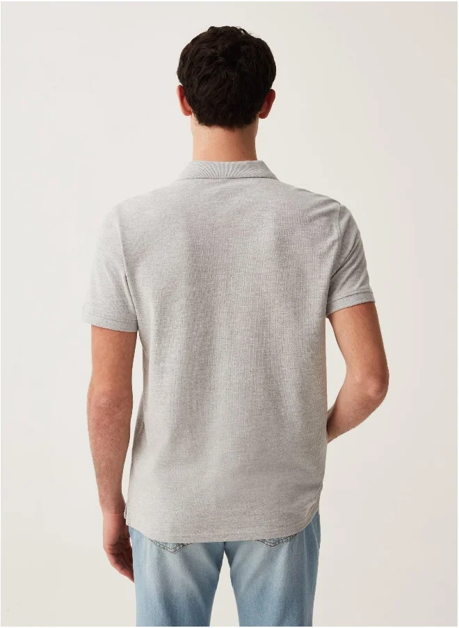 او في اس Ovs Two-Pack Cotton Pique Polo Shirts