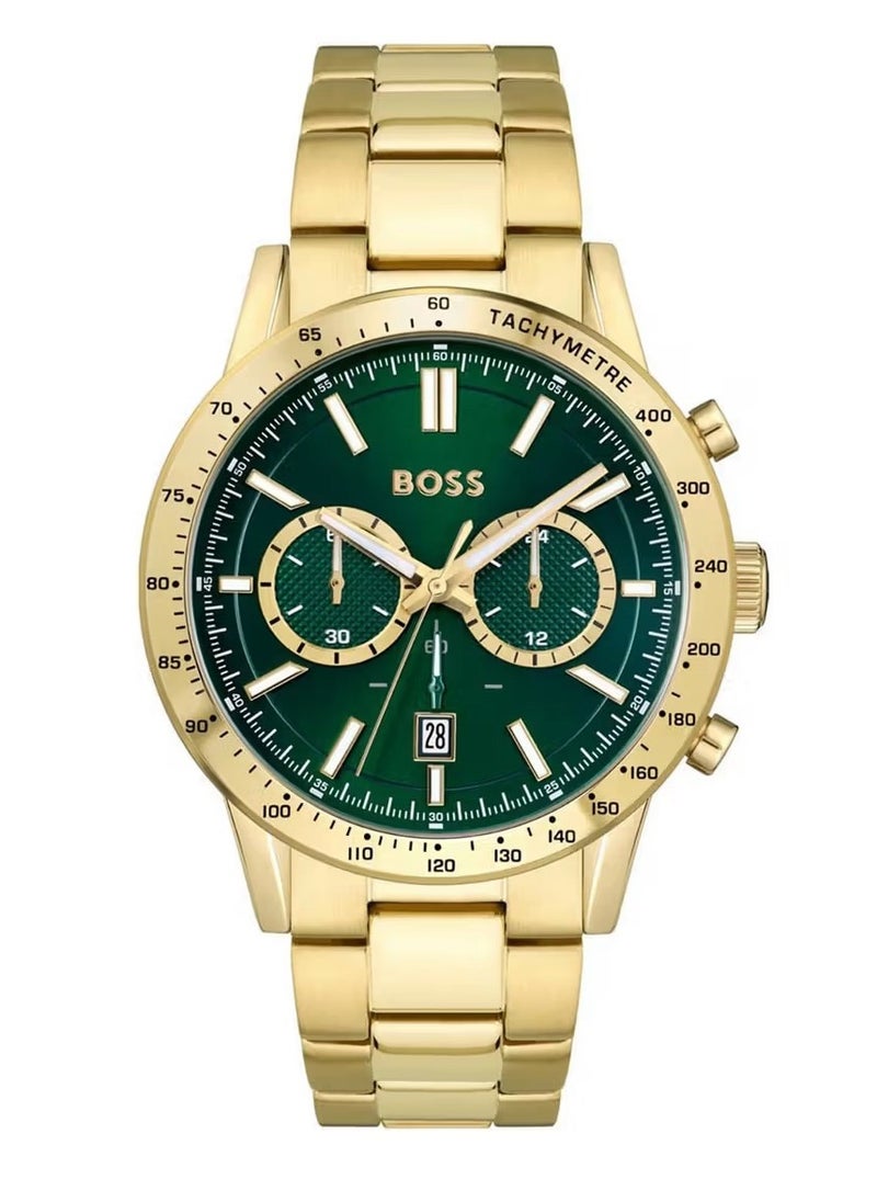 HUGO by Hugo Boss HUGO by Hugo Boss Allure Chronograph Green Round Dial Mens Watch - 1513923  - Image 1