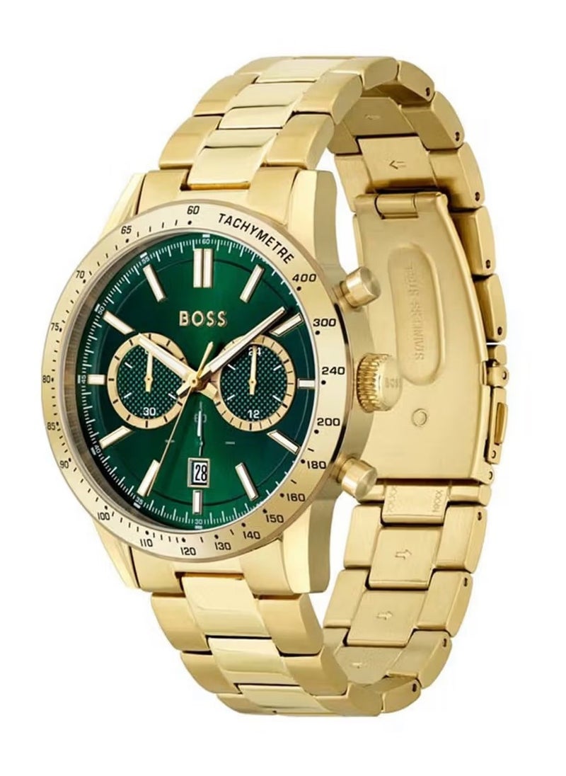 HUGO by Hugo Boss HUGO by Hugo Boss Allure Chronograph Green Round Dial Mens Watch - 1513923  - Image 2