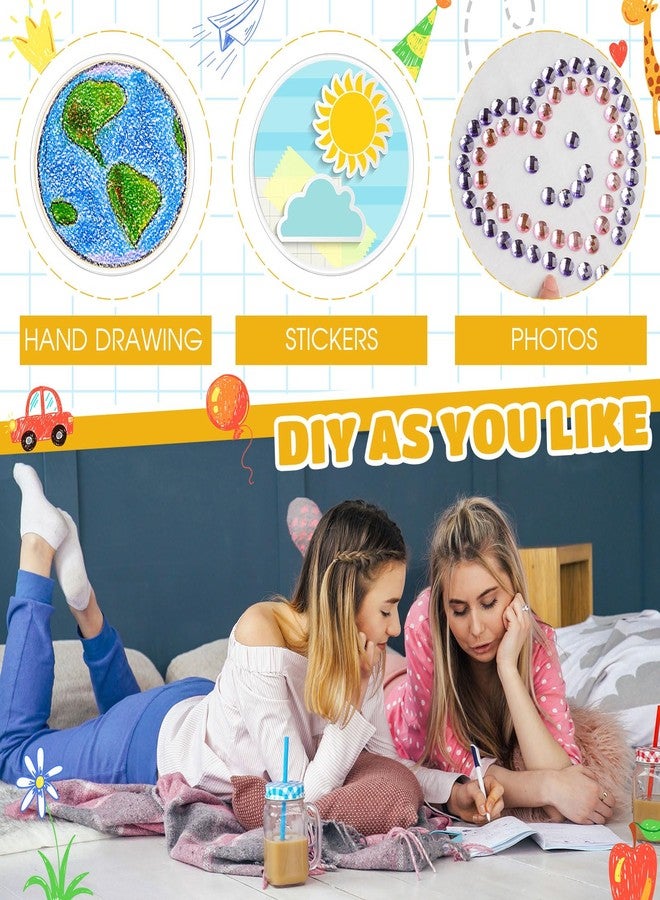 XunYee صانع الأزرار الشفافة XunYee 25 مجموعة دبابيس أكريليك فارغة بكميات كبيرة لصنع شارات الصور DIY، هدايا حفلات الهالوين، الحرف، الأزياء والهدايا مع دبوس، ورق فارغ وأداة إزالة البطاقة (2.28 بوصة) - Image 4