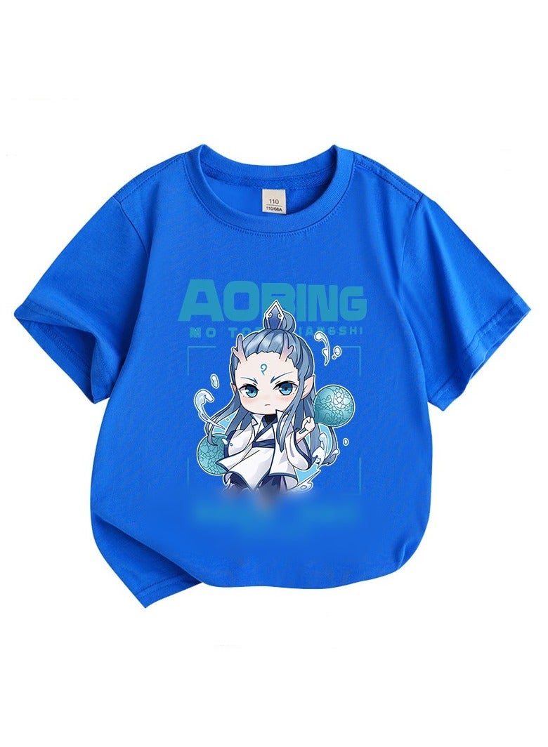 KUYING New Fashion Anime Printed T-shirt Nezha 620 Cartoon Movie T-shirt  - Image 1