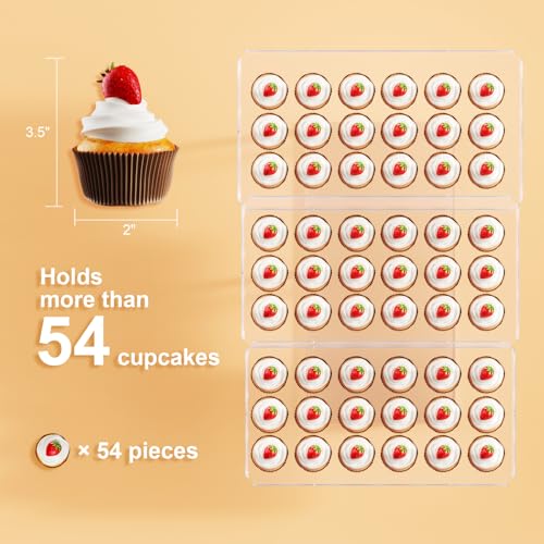 Bakzon Upgraded Dessert Table Display Set, Acrylic Cupcake Buffet Dessert Risers Stands, Tier Serving Trays Holder for Weddings Baby Shower Tea Party - Image 4