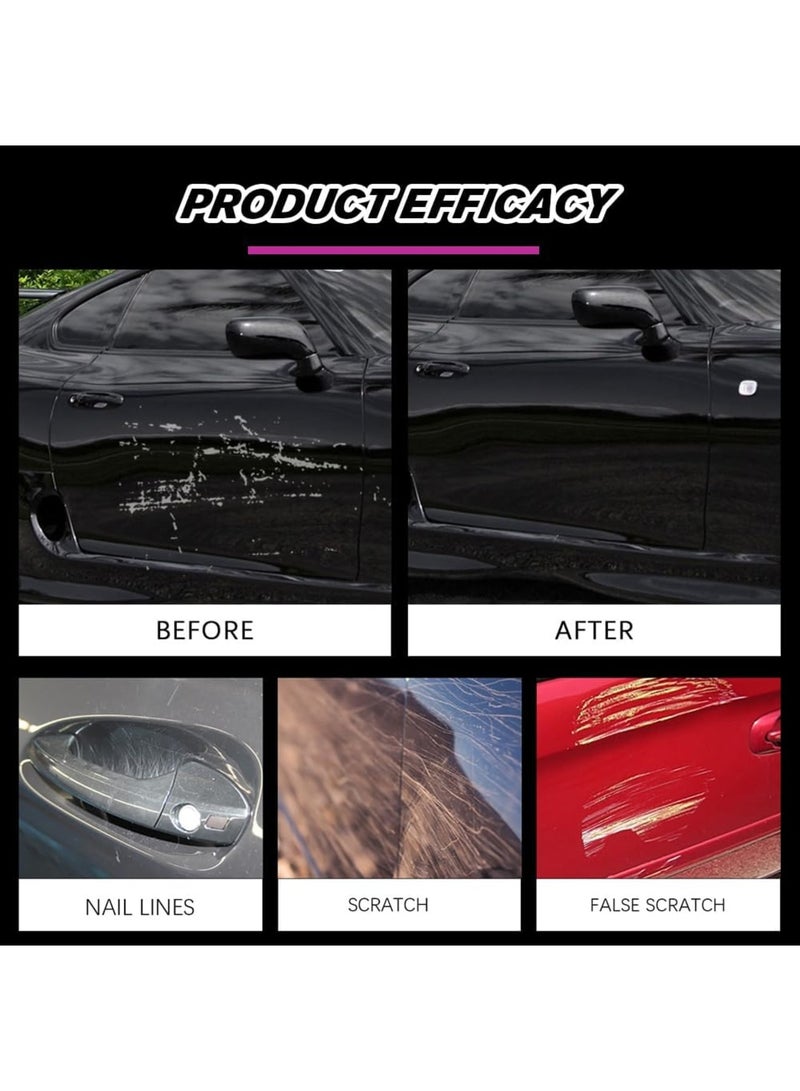 Excefore Nano Sparkle Cloth Car Scratch Remover Set, New Nano Sparkle Cloth and Car Scratch Repair Paste,Car Scratch Repair Paste Polishing Wax with Sponge for Car Various Surfaces,Deep Scratch Repair (1 PCS) - Image 3