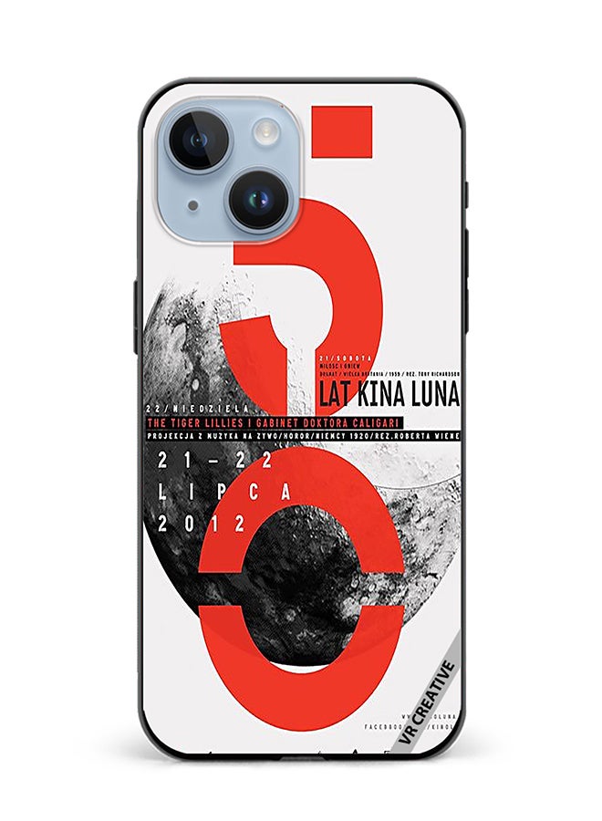 VR CREATIVE Protective Case Cover For Apple iPhone 15 Plus 50 Kina Luna Design Multicolour - Image 1