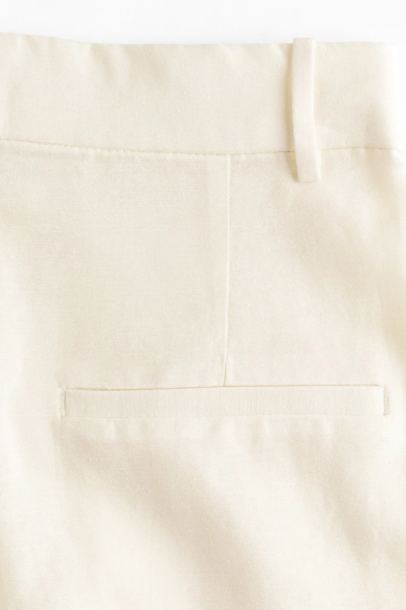 H&M Tailored linen-blend shorts