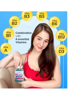 MELLI Collagen Keratin Biotin For Beautiful Hair , Skin and Nails 60 Gummies  - Image 5