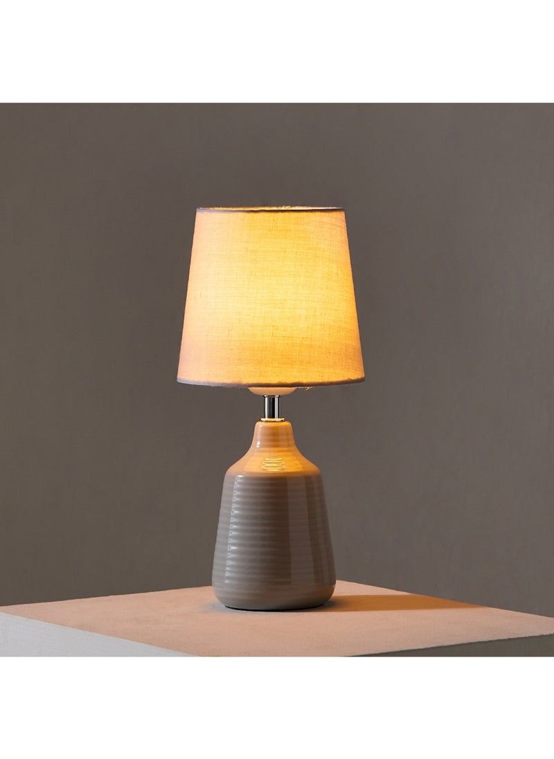 Home Box - Sega Ceramic Table Lamp Base with USB Power Port 14 x 35 x 14 cm - Image 1