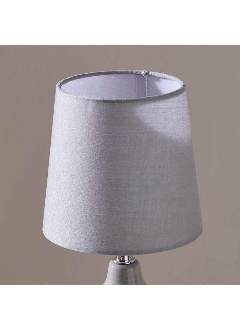 Home Box - Sega Ceramic Table Lamp Base with USB Power Port 14 x 35 x 14 cm - Image 1