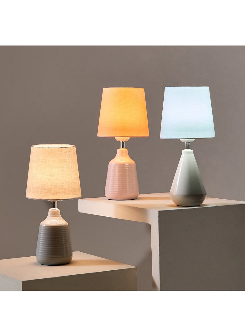 Home Box - Sega Ceramic Table Lamp Base with USB Power Port 14 x 35 x 14 cm - Image 1