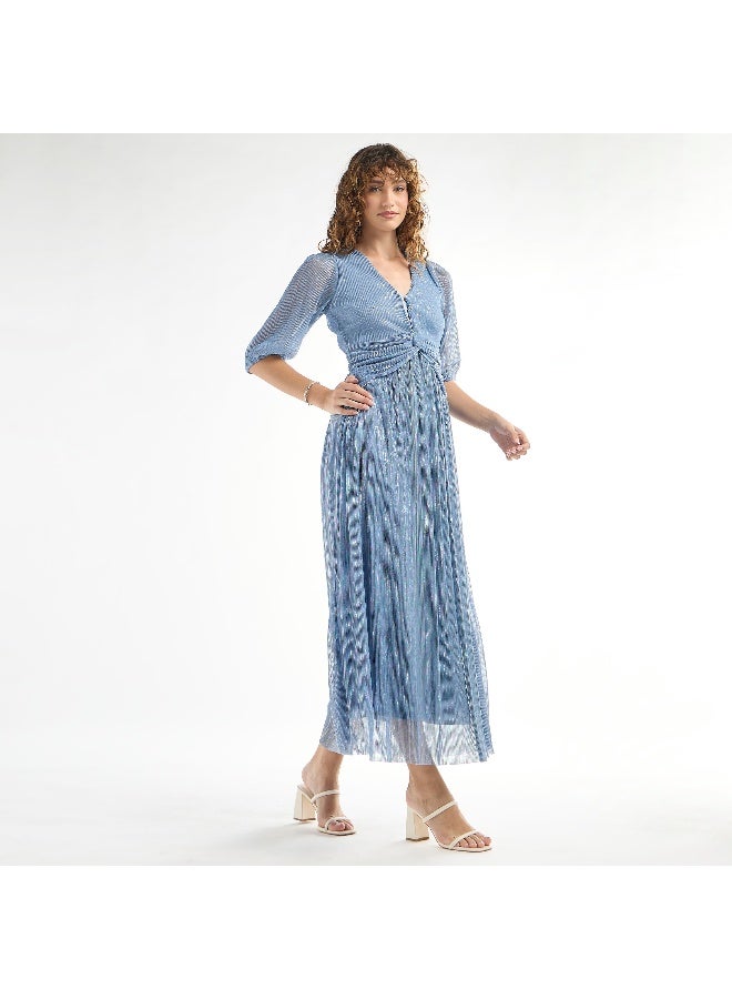 Splash FAV Striped Chiffon Dress  - Image 2