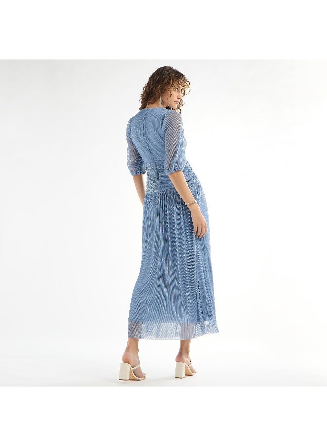 Splash FAV Striped Chiffon Dress  - Image 4