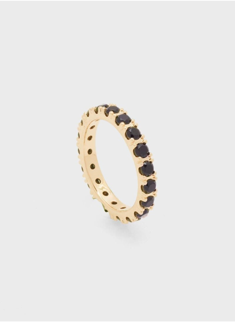 PANDORA Black Sparkling Row Eternity Ring  - Image 3