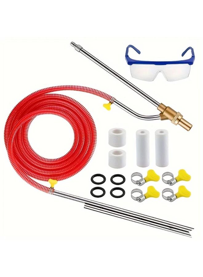 Modern 5000 PSI High Pressure Sand Blaster Kit 1 4 Inch Interface Cast Iron Material - Image 2