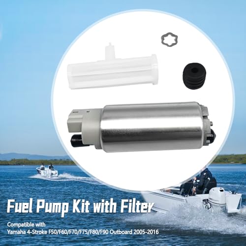 MATERIG Fuel Pump Kit Fit for Yamaha Outboard 4-Stroke F50HP F60HP F70HP F75HP F80HP F90HP 2005-2020, Replace 6C5-13907-00-00 6C5-13910-10-00 880889t 880889T01 880889T02 - Image 2