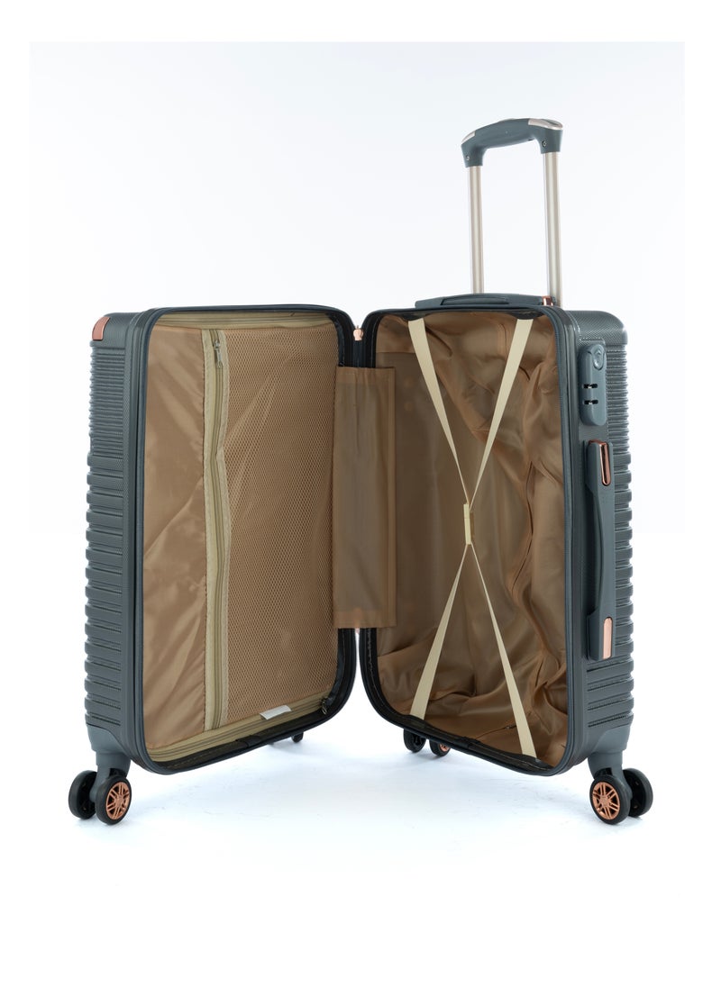LIMRA Cabin Carry Check-In Luggage Trolley Size 20 inch grey  - Image 4