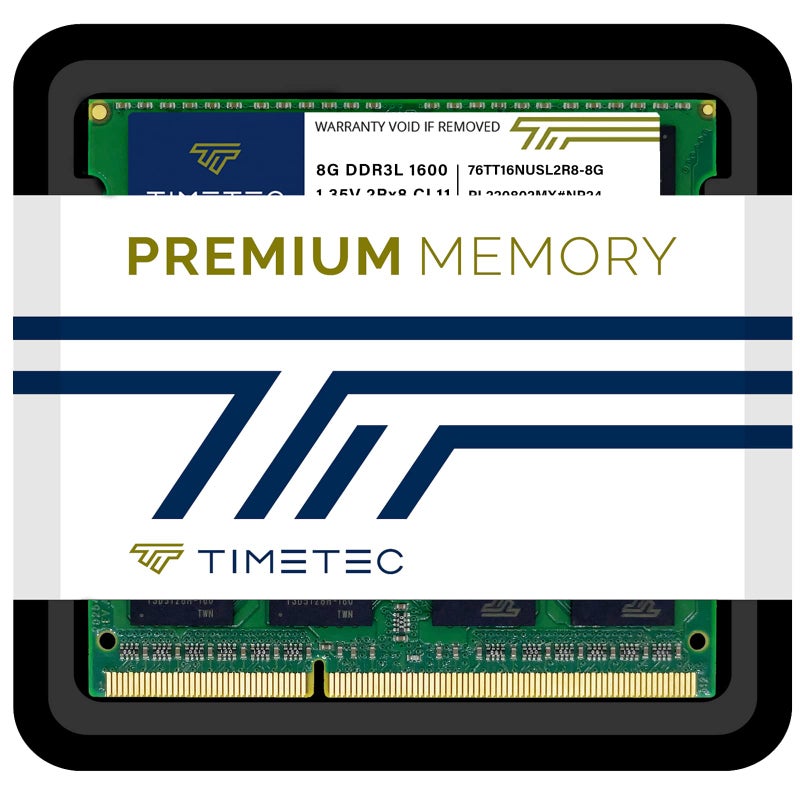 Timetec 16GB KIT(2x8GB) Compatible for Synology NAS DiskStation/RackStation DDR3/DDR3L 1600MHz PC3L-12800 1.35V Non-ECC Unbuffered SODIMM RAM (Replacement for Synology RAM1600DDR3L-8GBx2) - Image 5