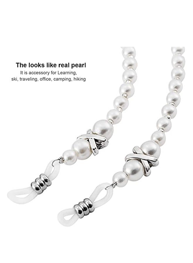 Women's Handmade Beaded Eyeglass Strap Rope Premium Glasses Holder Chains Eyewear Retainer for Women Men and Kids - Image 3