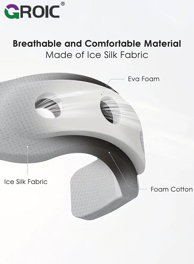 GROIC Neck Brace, Cervicorrect Neck Brace, Neck Brace Cervical Collar Support Neck for Sleeping, Soft Foam Neck Support Relieves Pain & Pressure in Spine for Women and Men (Gray) - Image 5