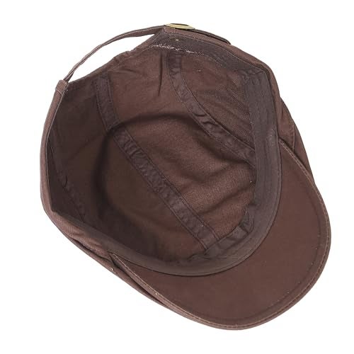 FabSeasons Cotton Ivy Flat Golf Cap – Classic Newsboy Gatsby Hat for Men - Image 3