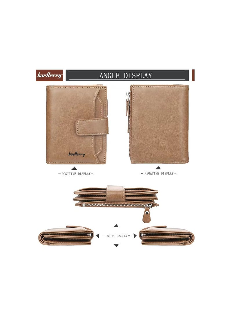 baellerry Leather Wallet Khaki  - Image 3