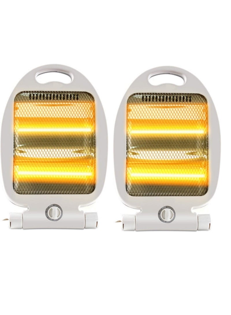 Electric heater, 2 bulbs, 600 watts. Feel warm in cold weather. Low energy consumption. 2Pcs - Image 1