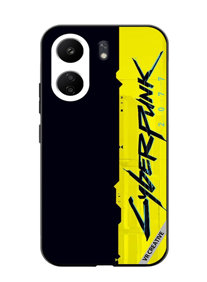 VR CREATIVE Protective Case Cover For Xiaomi Redmi 13C Cyberpunk Design Multicolour - Image 1