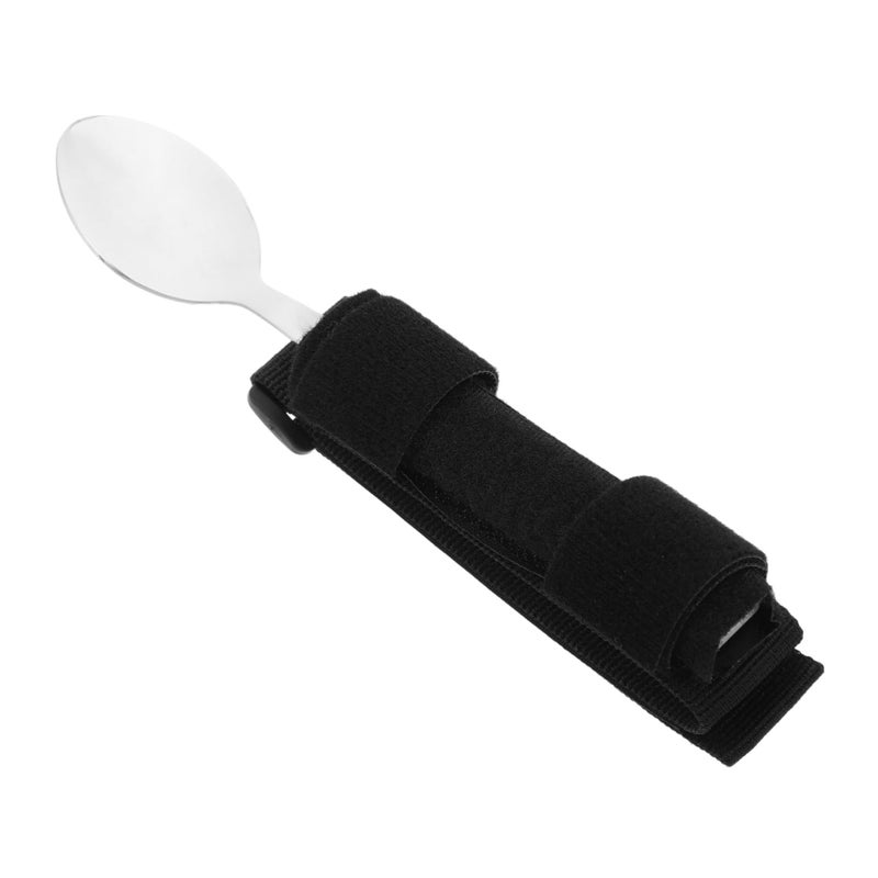 Curved Elderly Rehabilitation Cutlery Self Feeding Silverware Forks Spoons For Seniors Medical Spoon 17.00X3.20X3.00CM - Image 2