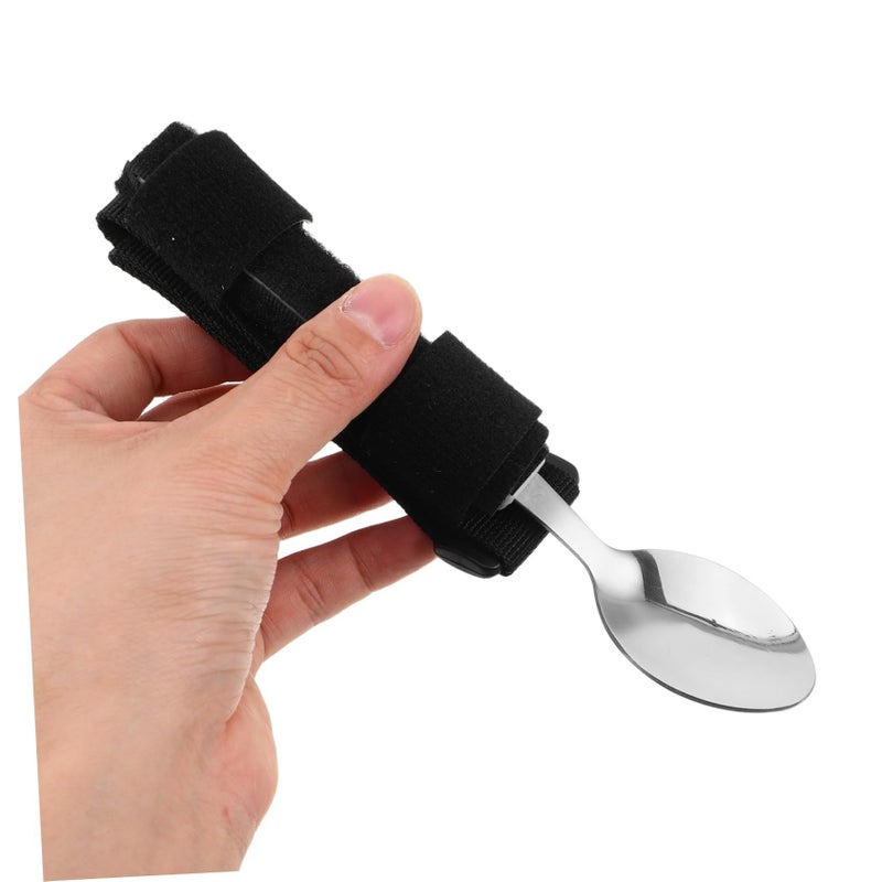 Curved Elderly Rehabilitation Cutlery Self Feeding Silverware Forks Spoons For Seniors Medical Spoon 17.00X3.20X3.00CM - Image 5