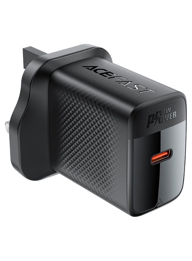 ACEFAST Fast Charge Wall Charger A83, PD20W, One Ports  USB-C, Faster Cooling, Smaller Size, Suitable Phones, Tablets, Game Consoles - Black - Image 2