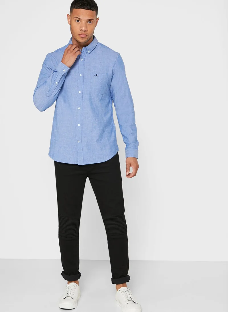 Blue Age Essential Collar Neck Shirt