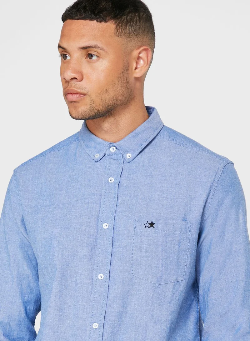 Blue Age Essential Collar Neck Shirt