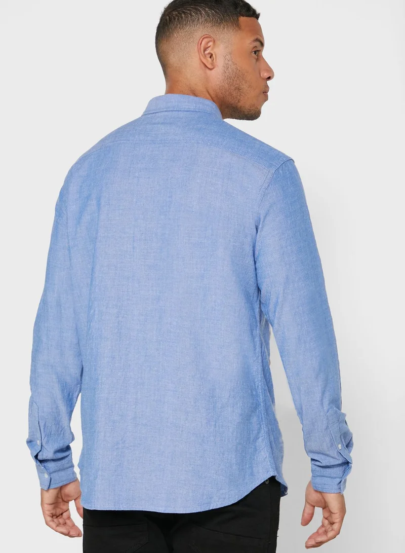 Blue Age Essential Collar Neck Shirt