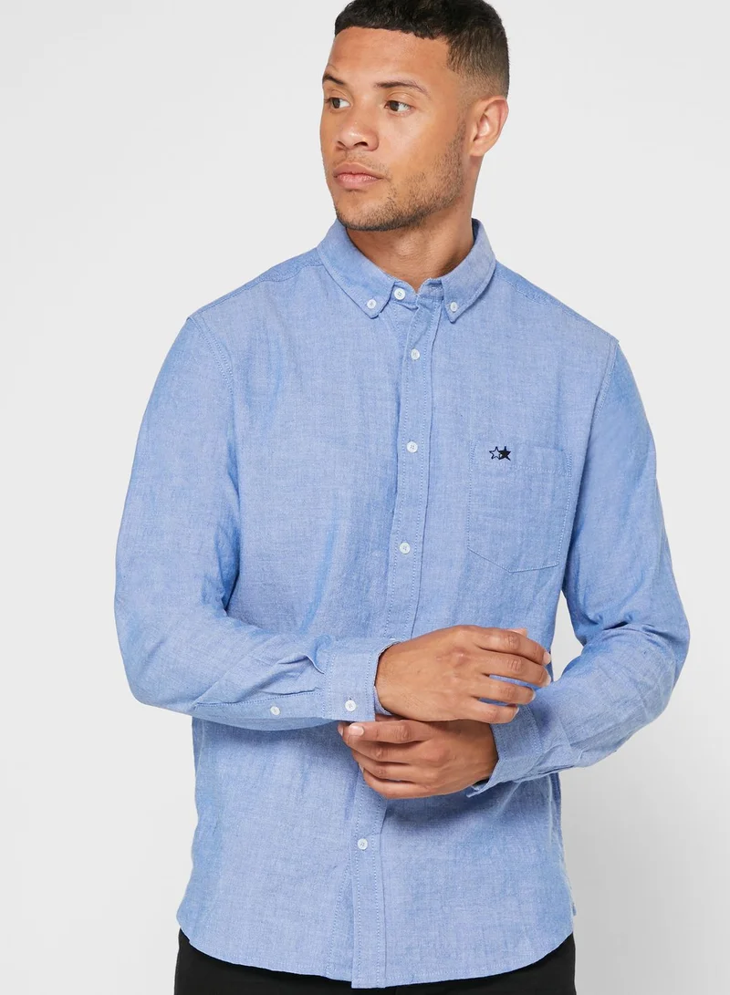 Blue Age Essential Collar Neck Shirt