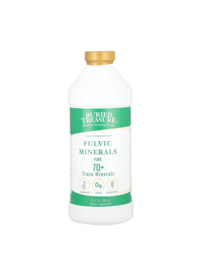 بيريد تريجر Liquid Advantage Fulvic Minerals 33 fl oz 976 ml - Image 1