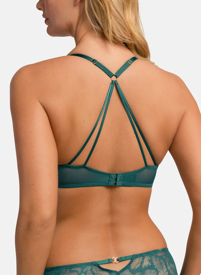 دورينا Cross Back Plunge Neck Bra