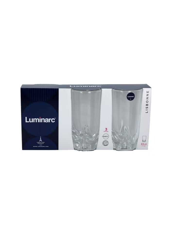 لومينارك طقم زجاجي أنيق بتصميم 3 قطع - Image 1