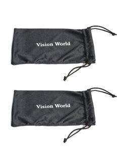 V.W.E. Vision World Eyewear 2 Pairs Deluxe Reading Glasses Comfortable Stylish Simple Readers Magnification (2 Black 2.00)  - Image 3