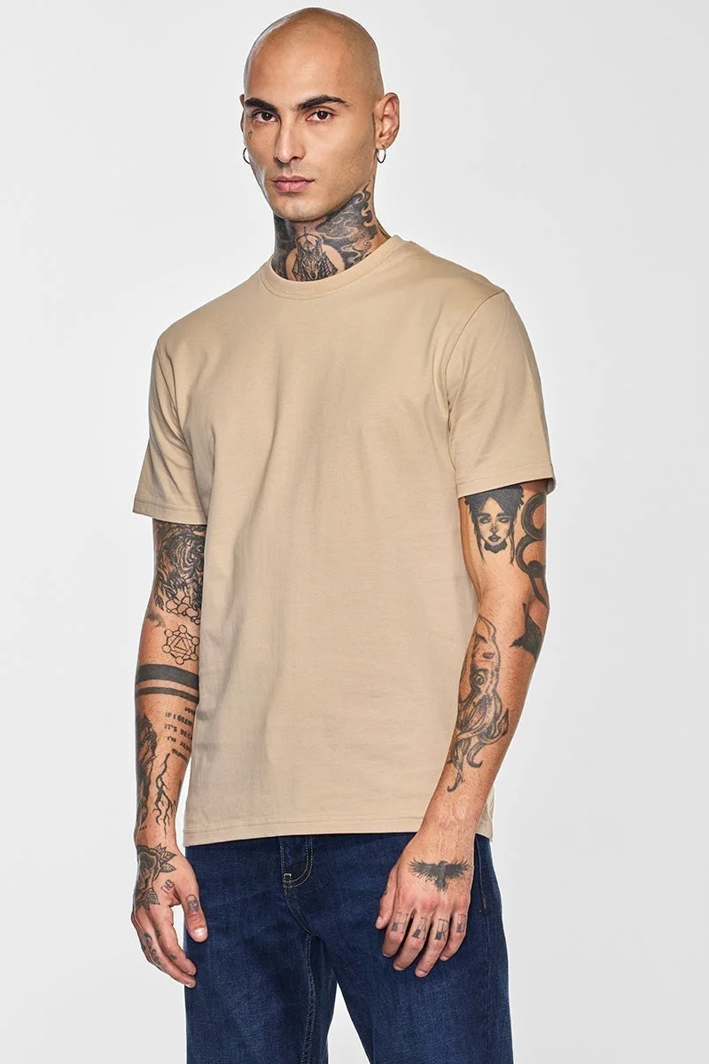 سنيتش تيشيرت كوري لاب بيج سادة بقصة عادية